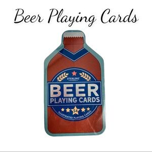 NIP STERLING Beer Playing Cards